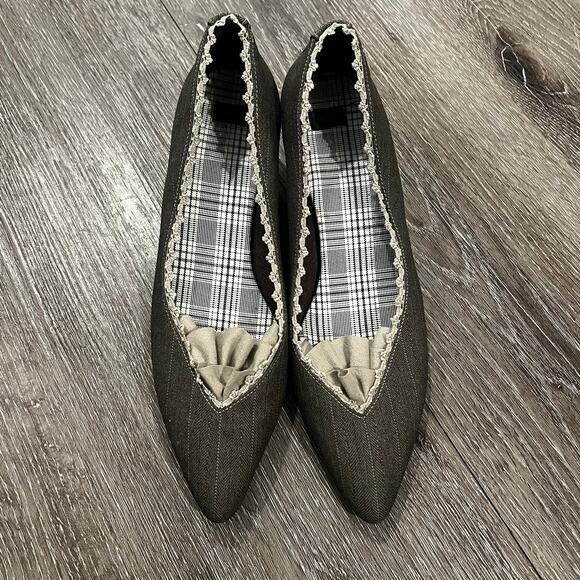 Anthropologie Mere Women's Kitten Heel Pumps Pointed Toe SZ 7.5 M US EUC - Picture 1 of 11